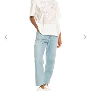 Electric Move Mid Cropped Straight Leg Jeans